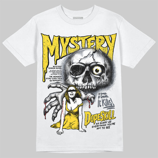Jordan 4 "Tour Yellow" DopeSkill T-Shirt Mystery Ghostly Grasp Graphic Streetwear - White 