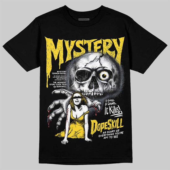 Jordan 4 "Tour Yellow" DopeSkill T-Shirt Mystery Ghostly Grasp Graphic Streetwear - Black