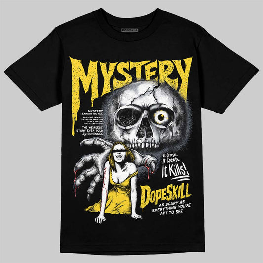 Jordan 4 "Tour Yellow" DopeSkill T-Shirt Mystery Ghostly Grasp Graphic Streetwear - Black