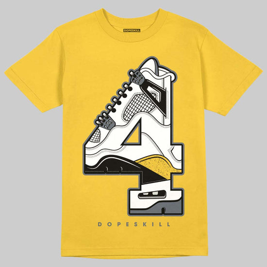 Jordan 4 "Tour Yellow" DopeSkill T-Shirt No.4 Graphic Streetwear - Daisy