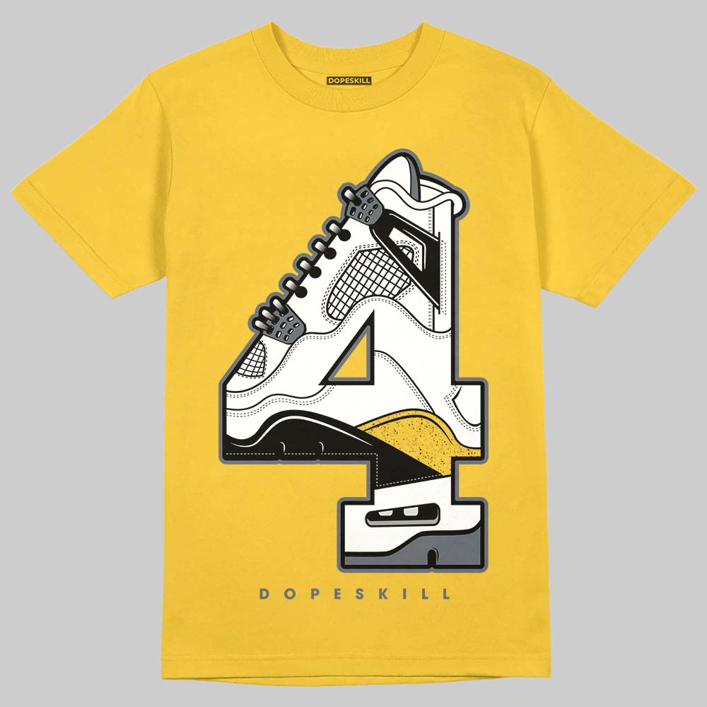 Jordan 4 "Tour Yellow" DopeSkill T-Shirt No.4 Graphic Streetwear - Daisy
