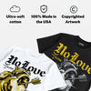 Tour Yellow 4s DopeSkill T-Shirt No Love For My Haters Graphic