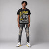 Tour Yellow 4s DopeSkill Oversize Print T-Shirt No Money No Lust Graphic