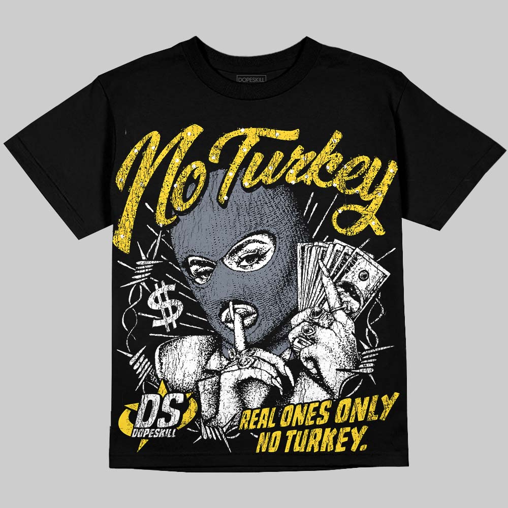 Jordan 4 "Tour Yellow" DopeSkill Oversize Print T-Shirt No Turkey Graphic Streetwear - black