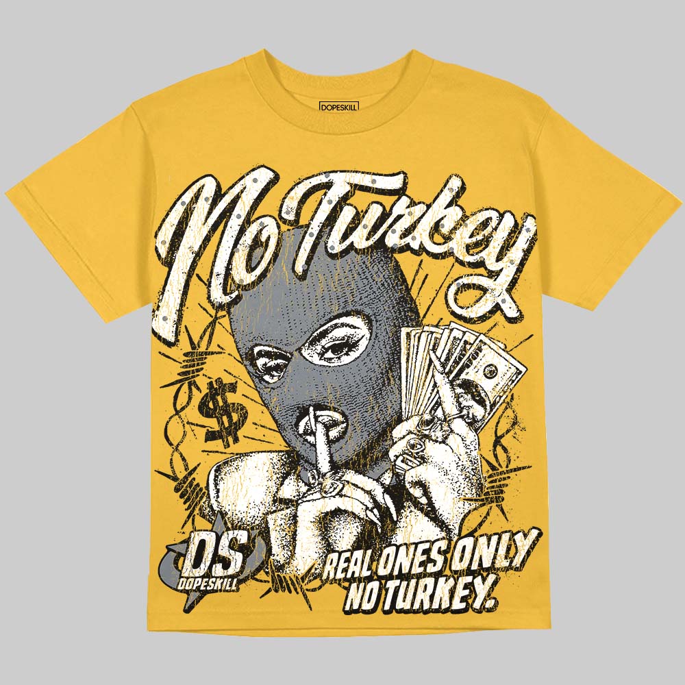Jordan 4 "Tour Yellow" DopeSkill Oversize Print T-Shirt No Turkey Graphic Streetwear - Mustard