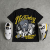 Tour Yellow 4s DopeSkill Oversize Print T-Shirt No Turkey Graphic
