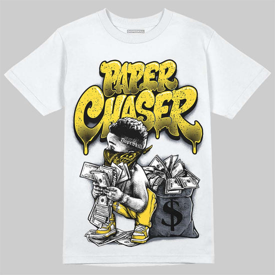 Jordan 4 "Tour Yellow" DopeSkill T-Shirt Paper Chaser Boy Graphic Streetwear - White 