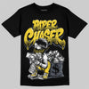 Jordan 4 "Tour Yellow" DopeSkill T-Shirt Paper Chaser Boy Graphic Streetwear - Black