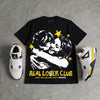 Tour Yellow 4s DopeSkill Oversize Print T-Shirt Real Lover Club Graphic