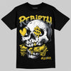 Jordan 4 "Tour Yellow" DopeSkill T-Shirt Rebirth Graphic Streetwear - Black