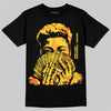 Jordan 4 "Tour Yellow" DopeSkill T-Shirt Rich Boy Camo Graphic Streetwear - Black