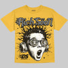 Jordan 4 "Tour Yellow" DopeSkill Oversize Print T-Shirt Rich Soon Graphic Streetwear - Mustard