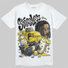 Jordan 4 "Tour Yellow" DopeSkill T-Shirt Stressless Graphic Streetwear - White