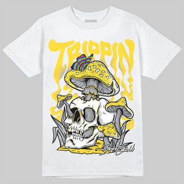 Jordan 4 "Tour Yellow" DopeSkill T-Shirt Trippin Graphic Streetwear - White