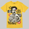 Jordan 4 "Tour Yellow" DopeSkill T-Shirt Work Hard Rise Above Graphic Streetwear - Daisy