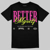 Jordan 7 Tennis Day DopeSkill T-Shirt Better Myself Graphic Streetwear - Black