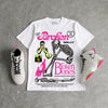 Tennis Day 7s DopeSkill T-Shirt Broken Bones Graphic