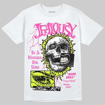 Jordan 7 Tennis Day DopeSkill T-Shirt Jealousy Graphic Streetwear - White