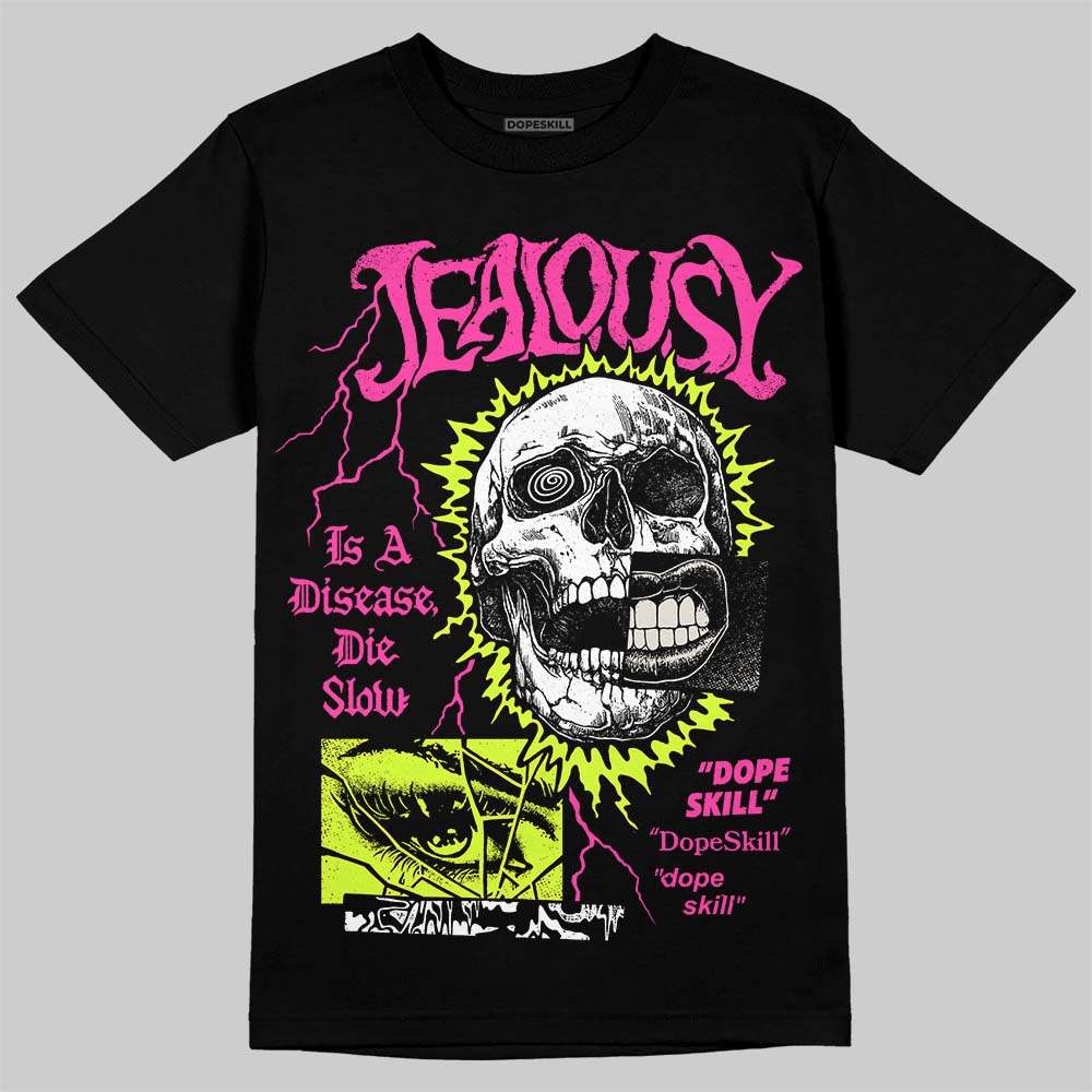 Jordan 7 Tennis Day DopeSkill T-Shirt Jealousy Graphic Streetwear - Black