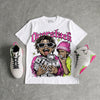 Tennis Day 7s DopeSkill Oversize Print T-Shirt Overstack Graphic