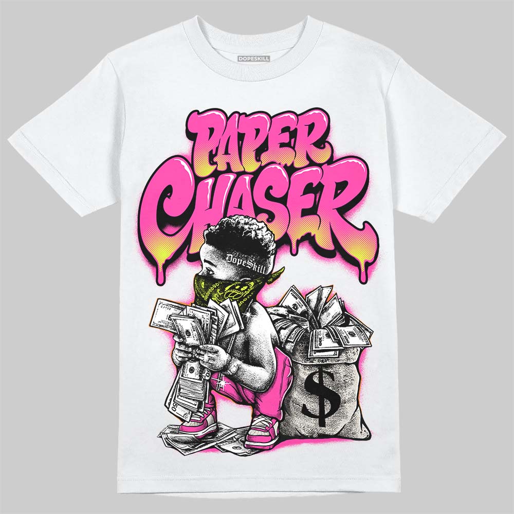 Jordan 7 Tennis Day DopeSkill T-Shirt Paper Chaser Boy Graphic Streetwear - White