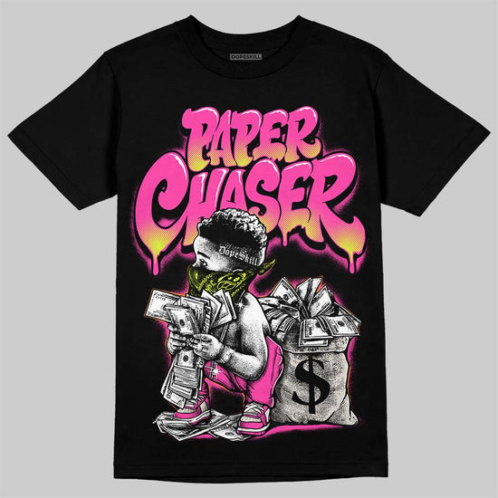 Jordan 7 Tennis Day DopeSkill T-Shirt Paper Chaser Boy Graphic Streetwear - Black