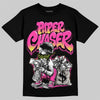 Jordan 7 Tennis Day DopeSkill T-Shirt Paper Chaser Boy Graphic Streetwear - Black