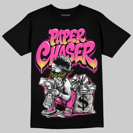 Jordan 7 Tennis Day DopeSkill T-Shirt Paper Chaser Boy Graphic Streetwear - Black