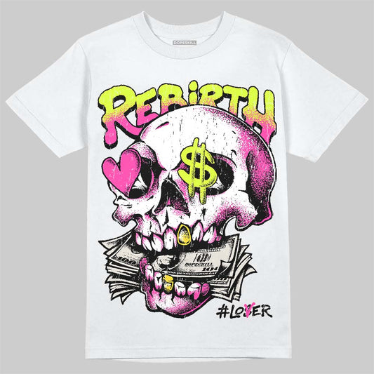 Jordan 7 Tennis Day DopeSkill T-Shirt Rebirth Graphic Streetwear - White