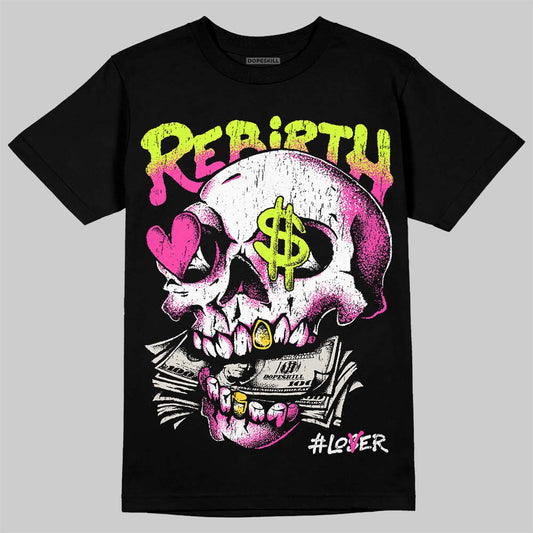Jordan 7 Tennis Day DopeSkill T-Shirt Rebirth Graphic Streetwear - Black