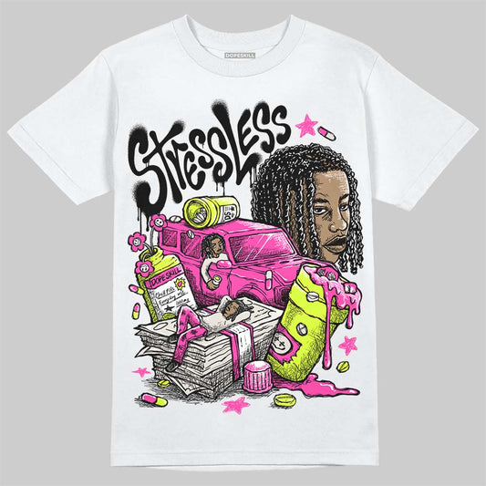 Jordan 7 Tennis Day DopeSkill T-Shirt Stressless Graphic Streetwear - White