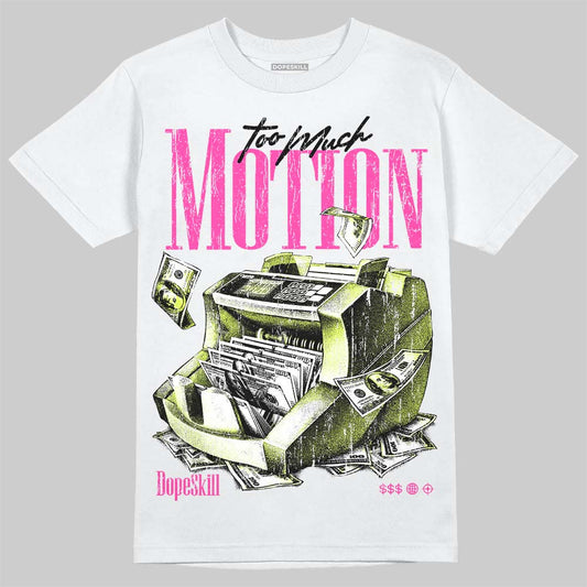 Jordan 7 Tennis Day DopeSkill T-Shirt Too Much Motion Graphic Streetwear - White