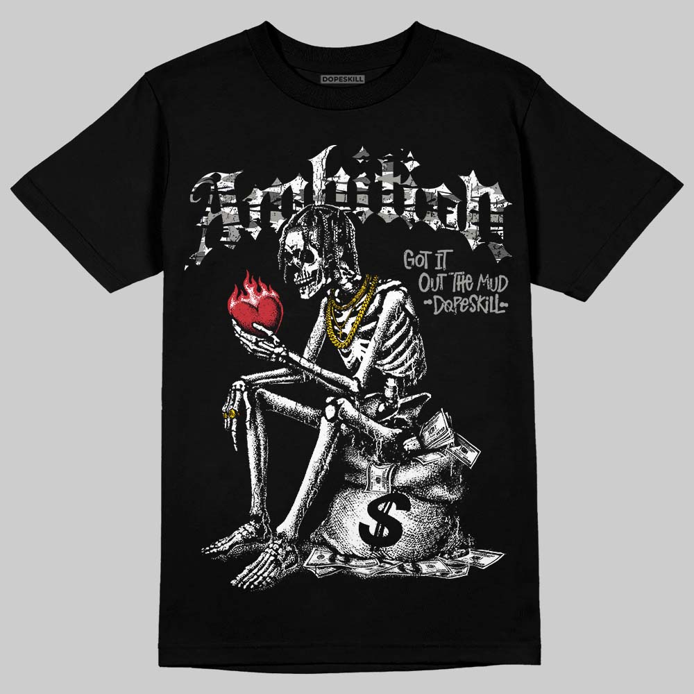 Jordan 8 "Chrome" DopeSkill T-Shirt Ambition Graphic Streetwear - Black