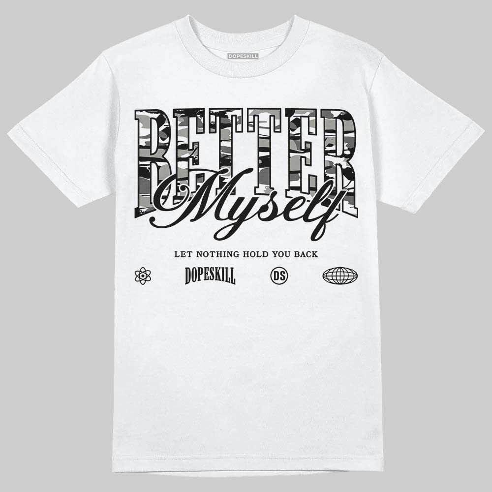 Jordan 8 "Chrome" DopeSkill T-Shirt Better Myself Graphic Streetwear - White