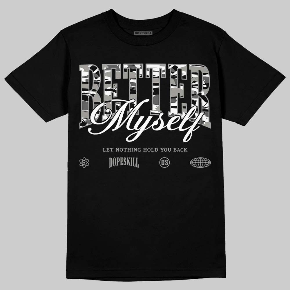 Jordan 8 "Chrome" DopeSkill T-Shirt Better Myself Graphic Streetwear - Black
