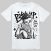 Jordan 8 "Chrome" DopeSkill T-Shirt Boss Up Graphic Streetwear - White