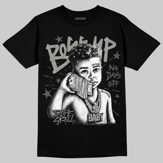 Jordan 8 "Chrome" DopeSkill T-Shirt Boss Up Graphic Streetwear - Black