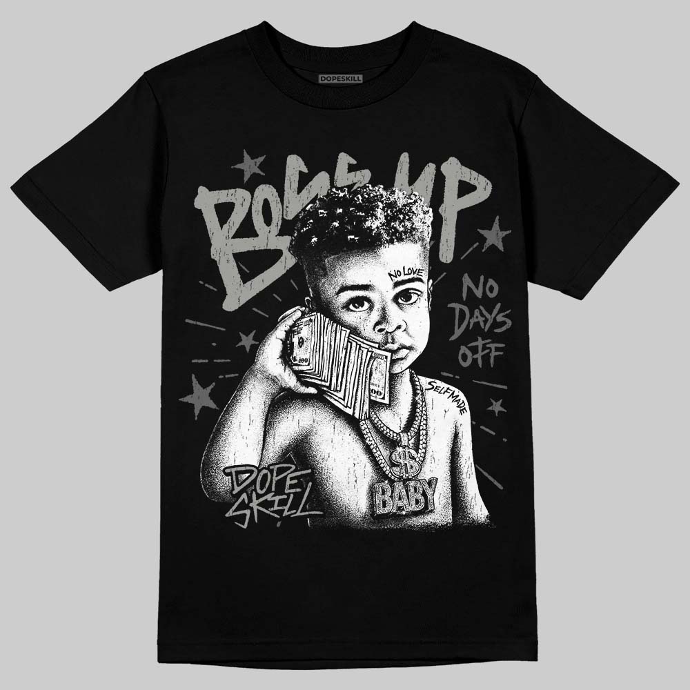 Jordan 8 "Chrome" DopeSkill T-Shirt Boss Up Graphic Streetwear - Black