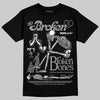 Jordan 8 "Chrome" DopeSkill T-Shirt Broken Bones Graphic Streetwear - Black