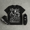 Chrome 8s DopeSkill T-Shirt Broken Bones Graphic