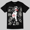 Jordan 8 "Chrome" DopeSkill T-Shirt Built Different Graphic Streetwear - Black