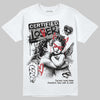 Jordan 8 "Chrome" DopeSkill T-Shirt Certified Lover Graphic Streetwear - White