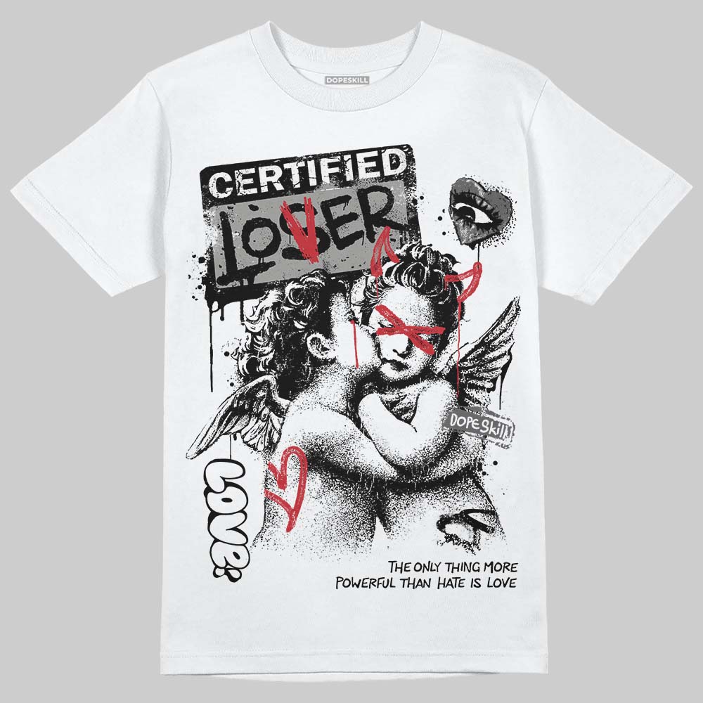 Jordan 8 "Chrome" DopeSkill T-Shirt Certified Lover Graphic Streetwear - White
