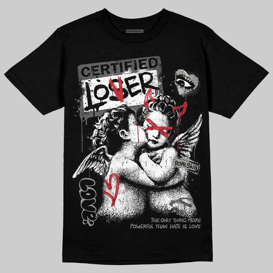 Jordan 8 "Chrome" DopeSkill T-Shirt Certified Lover Graphic Streetwear - Black