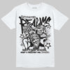 Jordan 8 "Chrome" DopeSkill T-Shirt Distorted Realms Graphic Streetwear - White