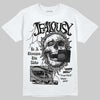 Jordan 8 "Chrome" DopeSkill T-Shirt Jealousy Graphic Streetwear - White