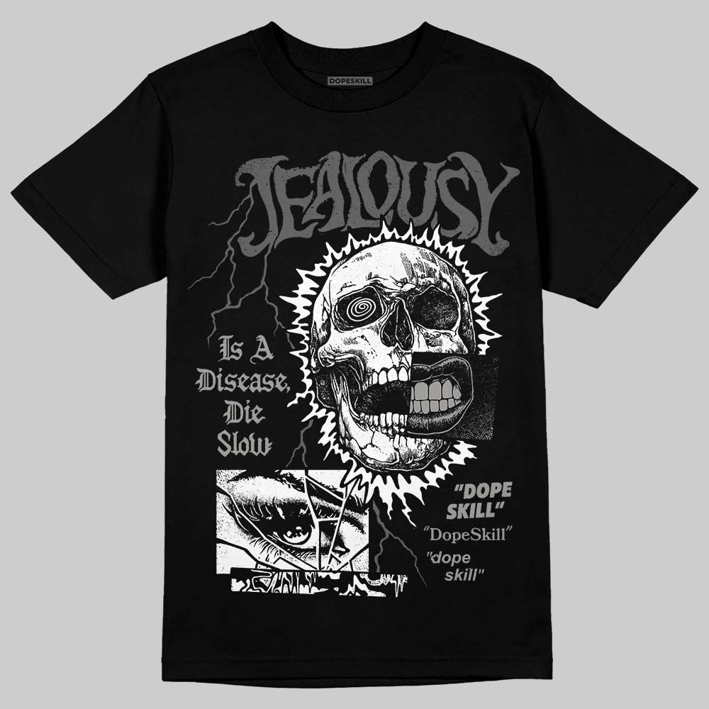 Jordan 8 "Chrome" DopeSkill T-Shirt Jealousy Graphic Streetwear - Black