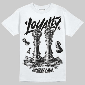 Jordan 8 "Chrome" DopeSkill T-Shirt Loyalty Graphic Streetwear - White