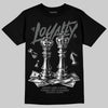 Jordan 8 "Chrome" DopeSkill T-Shirt Loyalty Graphic Streetwear - Black