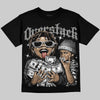 Jordan 8 "Chrome" DopeSkill Oversize Print T-Shirt Overstack  Graphic Streetwear - black